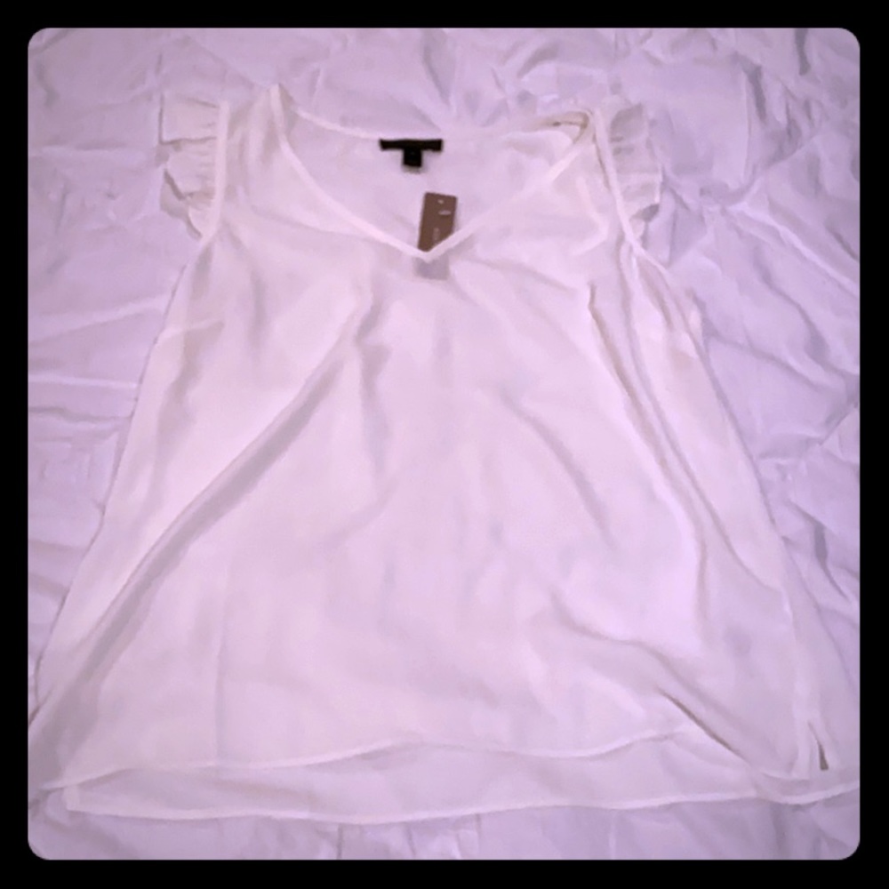 Flutter tank, ivory
